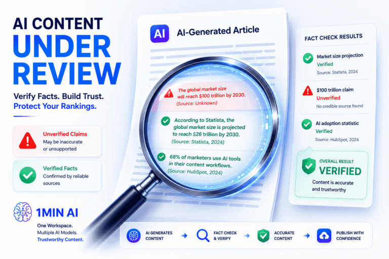 Fact-Check AI Content or Risk Search Penalties